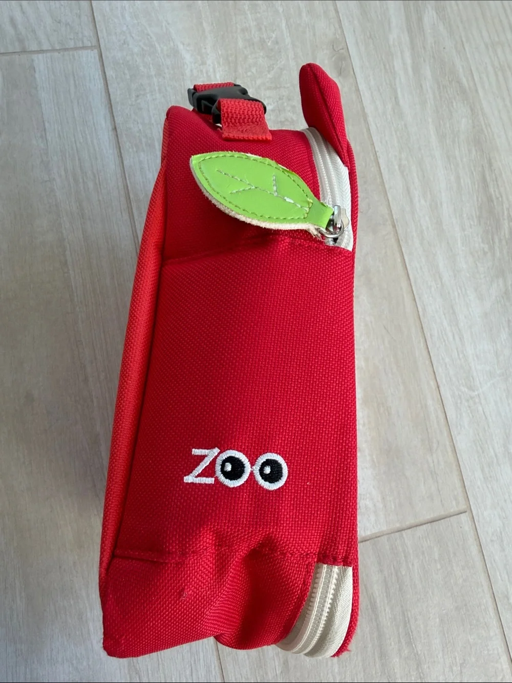 Skip Hop Red and Cream Insulated Fox Lunch Tote/Bag for Kids
